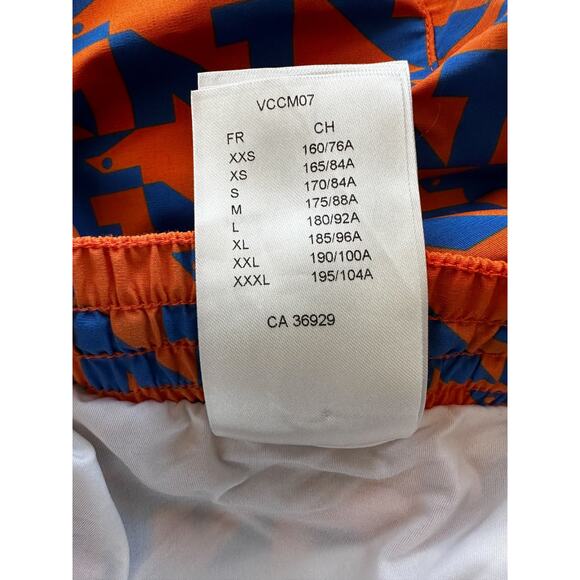 Louis Vuitton Blue & Orange Dove Print Swimshorts - Picture 9 of 9